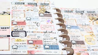 Plan With Me / Glam Planner / Bee themed kit