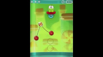 Cut the Rope Experiments 3-20 Walkthrough Sticky Steps