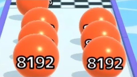 Ball Run 2048 Walkthrough Gameplay All Levels New Update Game Level 1050