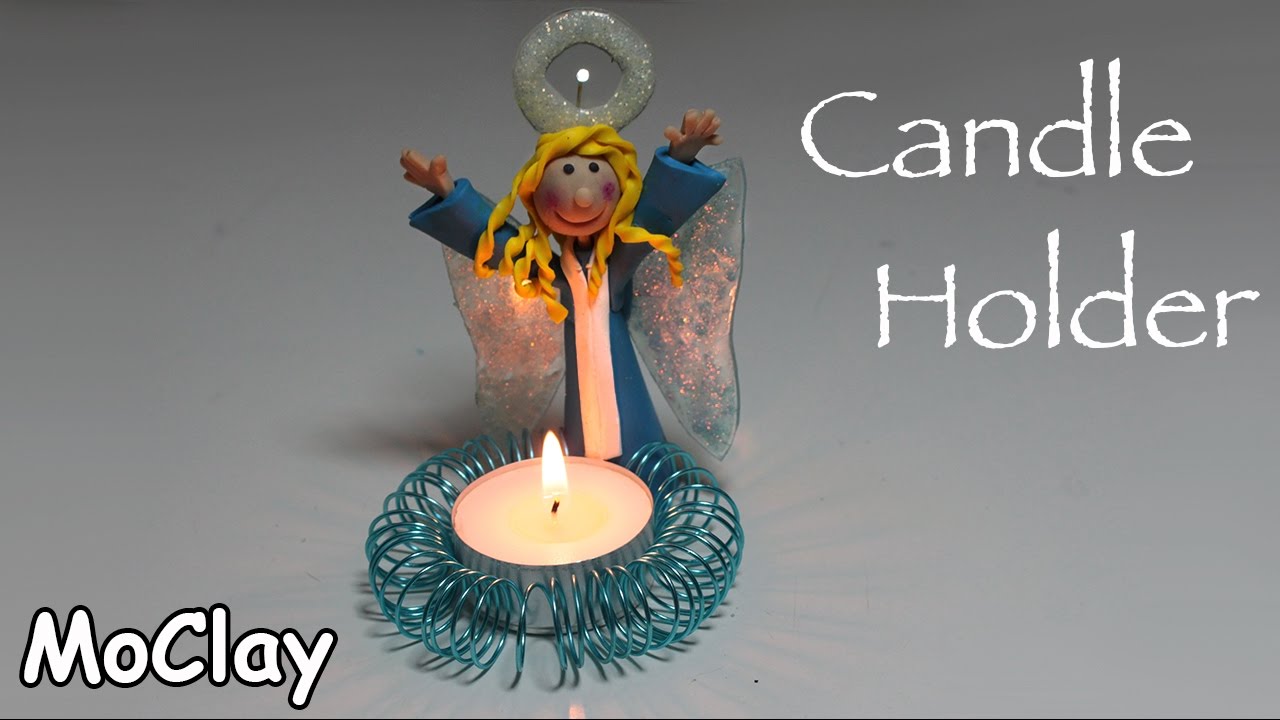 Diy Angel candle holder Christmas decoration YouTube