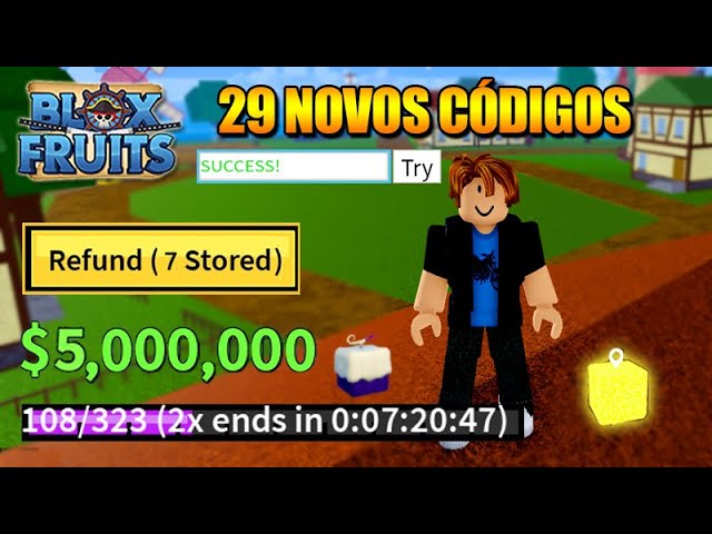 Novos Códigos Blox Fruits Setembro 2023: Reset de Status, Double XP e mais  – Kitsune