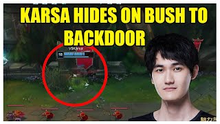 Karsa hides in a bush for two minutes to backdoor RNG (V5 vs RNG LPL 2022)