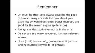 SEO tutorial   10   Creating Search Engine Friendly URL mp4   YouTube