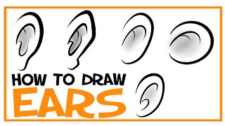 How To Draw Ears: CARTOONING 101 #6