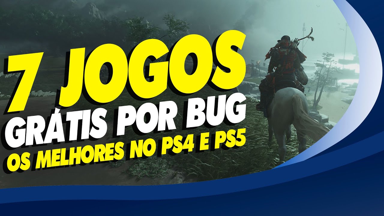 SUPER OUTUBRO! 5 JOGOS GRÁTIS NO PS4 e PS5! 4 GRÁTIS PARA SEMPRE 