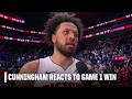 Cade Cunningham Reacts to Pistons' Game 1 Win 🏀