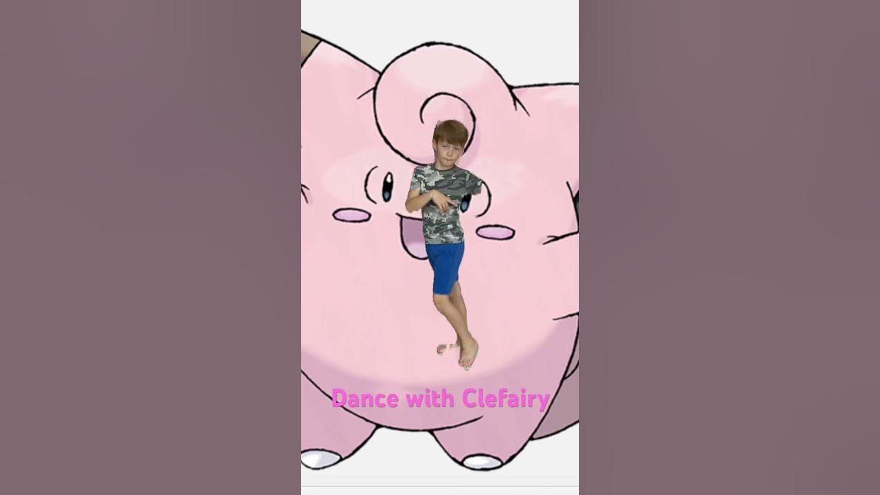 Dance with Clefairy #pokemon #funny #funnyvideo #pokémon #clefairy