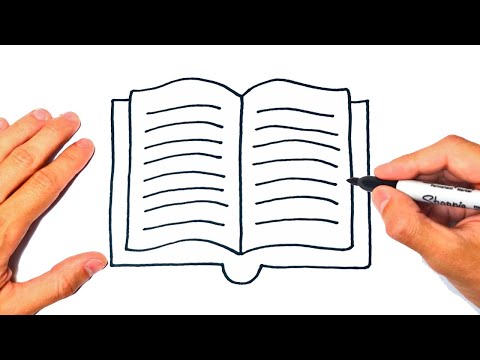 Video: Cómo Dibujar Un Libro Para Colorear