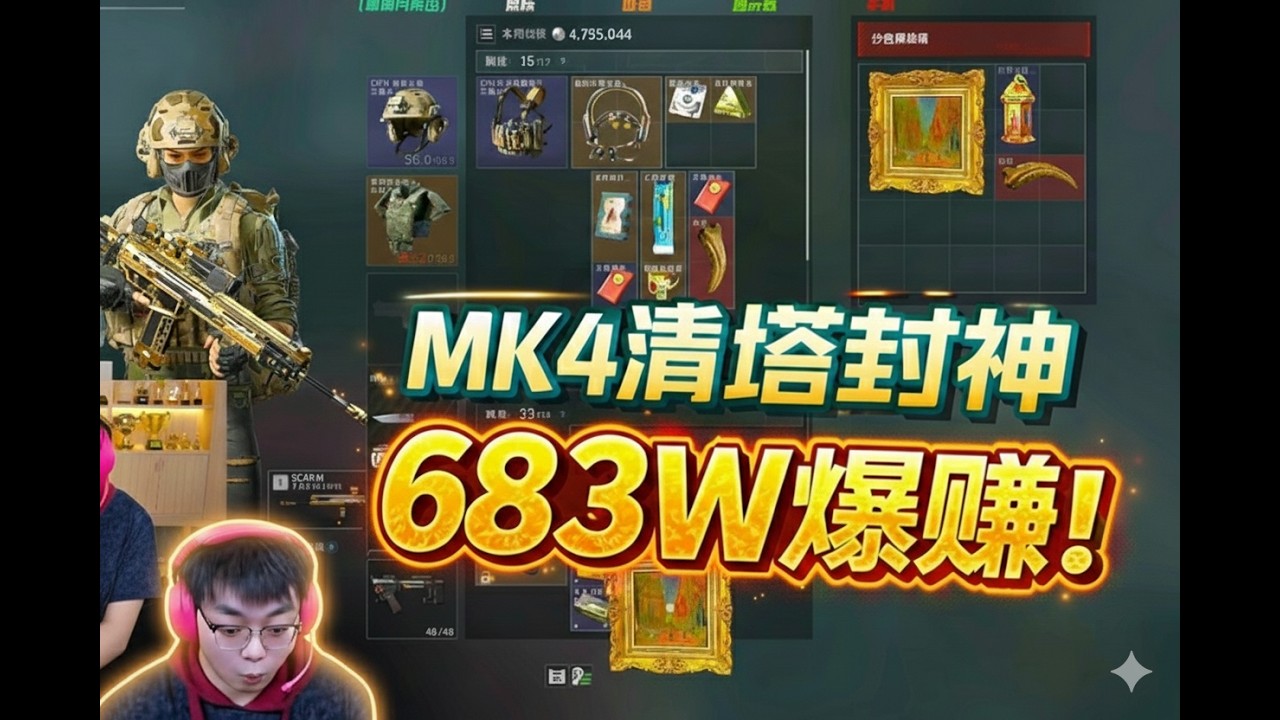 林树mk4清塔，得吃683w #deltaforce #三角洲行动 #deltaforcegame #三角洲行動