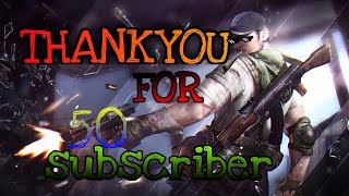 Thankyou For 50 Subscribe We Are Growing Beast Ff Op Gameplay More And Better Satus Commin