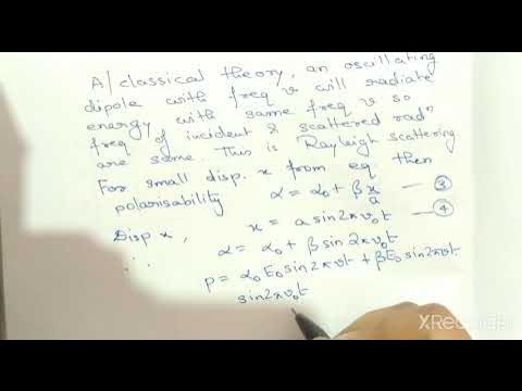 Classical theory of Raman Effect in hindi l Physics notes - YouTube