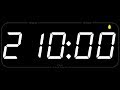 210 MINUTE - TIMER & ALARM - 1080p - COUNTDOWN