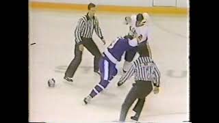 Brad Smith vs Todd Ewen - Apr 14, 1987