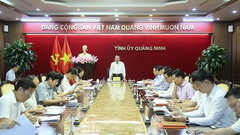Thường trực Tỉnh ủy giao ban với Bí thư cấp ủy các địa phương