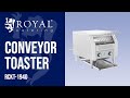 Conveyor Toaster Royal Catering RCKT-1940 | Product presentation 10010268