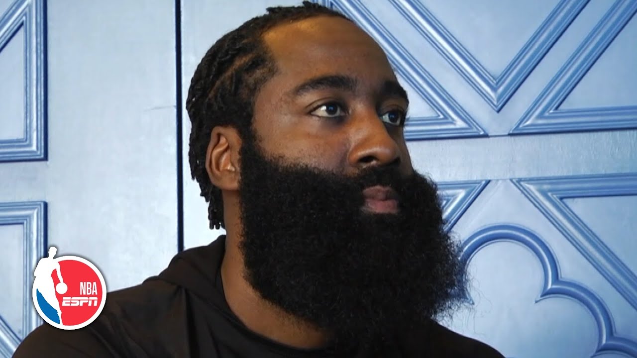 James Harden Says Mask Was Not A Political Statement Nba On Espn Youtube