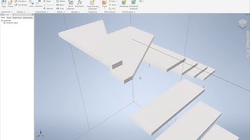 Autodesk Inventor 2020. Stairs etc. Winder treads #17. With link to incomplete model