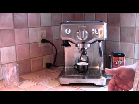 Demo of the Breville Duo-Temp Espresso Machine - YouTube