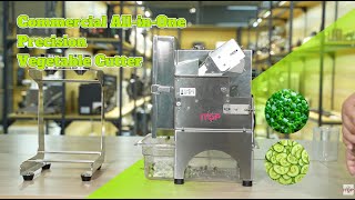 Fully Automatic Vegetable Cutter + Cucumber Stick Cutter | Fast & Uniform Cuts ·Food‑Grade Materials