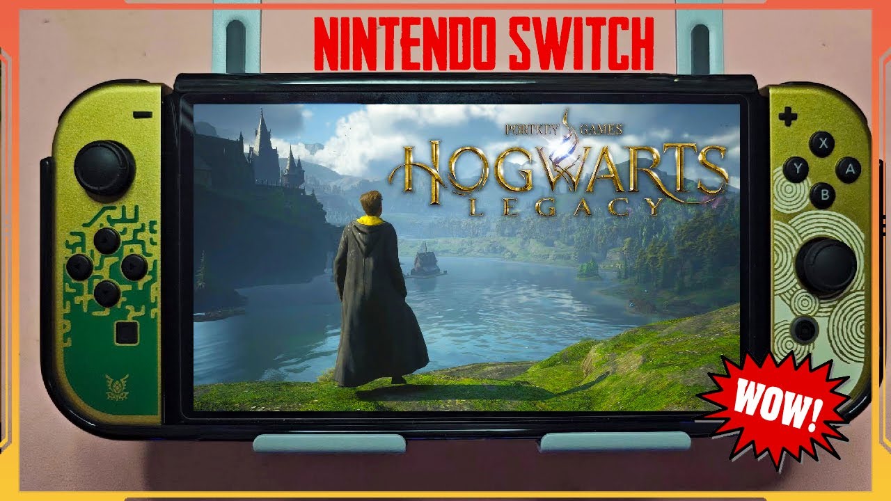Nintendo Switch OLED with Hogwarts Legacy