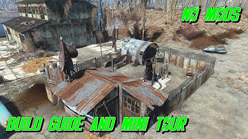 Artillery compound 15 min build and tour (no mods) FALLOUT 4