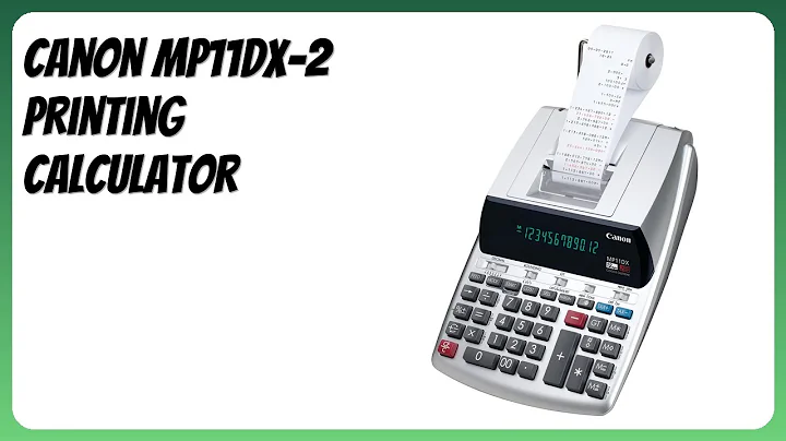 REVIEW (2025): Canon MP11DX-2 Printing Calculator. Features.