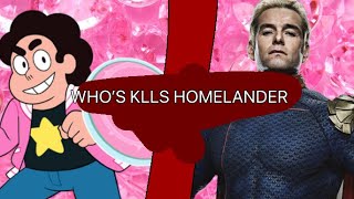 Steven Universe VS Homelander (WHO KILLS HOMELANDER?) STICK NODE