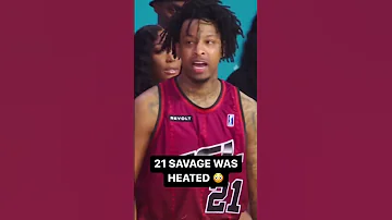 Things got heated between Waka Flocka and 21 Savage during a basketball game 😳 (via @thecrewleague)