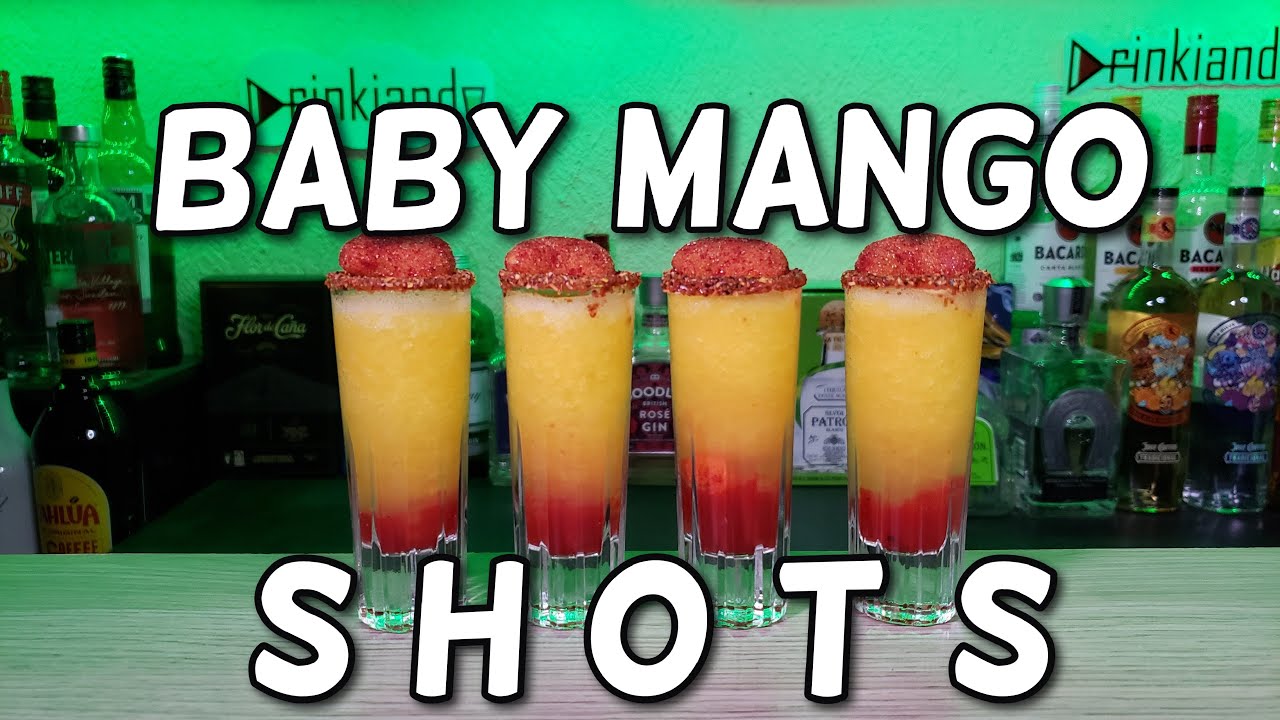 Baby Mango Shot  | Aprende A Preparar Este Delicioso Shot, Su Sabor Te Sorprenderá!