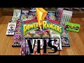 Power Rangers VHS collection opening