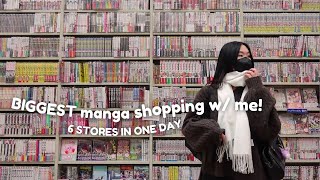 ₍ᐢ. .ᐢ₎ ₊˚⊹♡ BIGGEST manga shopping // 6 stores in 1 day + where to buy english manga in japan
