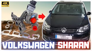 Wymiana Turbosprężarki w VW Sharan 2.0 TDI (2012)  Błąd P0299 'Ciśnienie Turbiny'