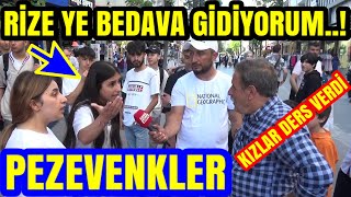 Pezevenk Dedi̇ Ortalik Fena Karişti. Kizlar Ders Verdi̇. Ri̇zeye Bedava Gi̇di̇yorum.