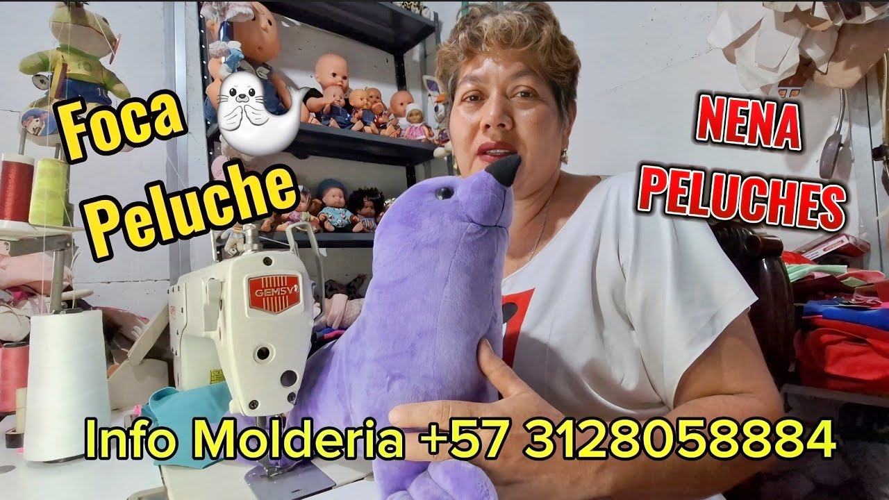 Fábrica esta hermosa Foca de Peluche desde casa y en poco tiempo 🏠🧵 /Paso a Paso