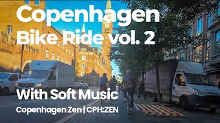 🚲 Copenhagen Bike Ride Vol 2 - City Ambience with Urban Soft Music 4K screenshot 2