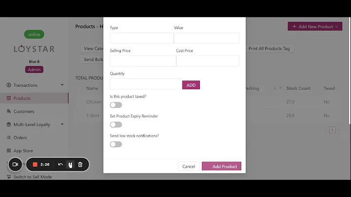 Adding and Selling Products with Variants