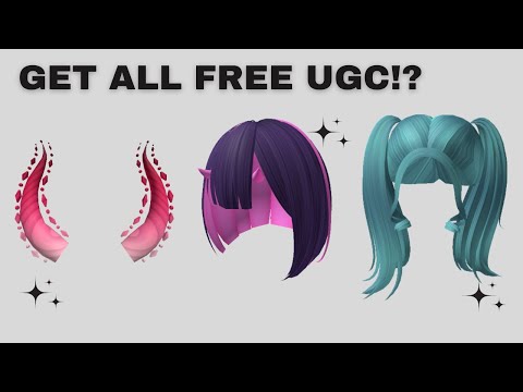 FIVE NEW FREE UGC HAIRS! How to get these 5 free UGC hairstyles in Roblox 