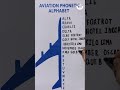 Aviation Phonetic Alphabet #aviation #phonetic #alphabet #airplane
