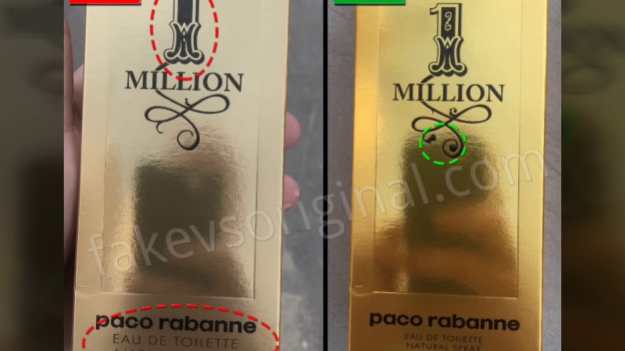 paco rabanne 1 million fake