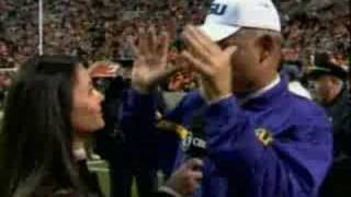 Les Miles 1/2 Time at Tennessee