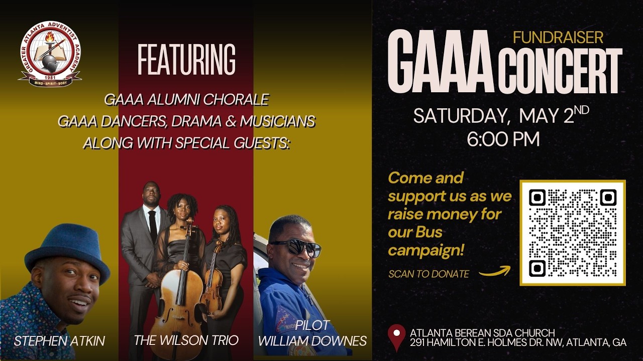 Greater Atlanta Adventist Academy Fundraiser Concert | 5.2.26