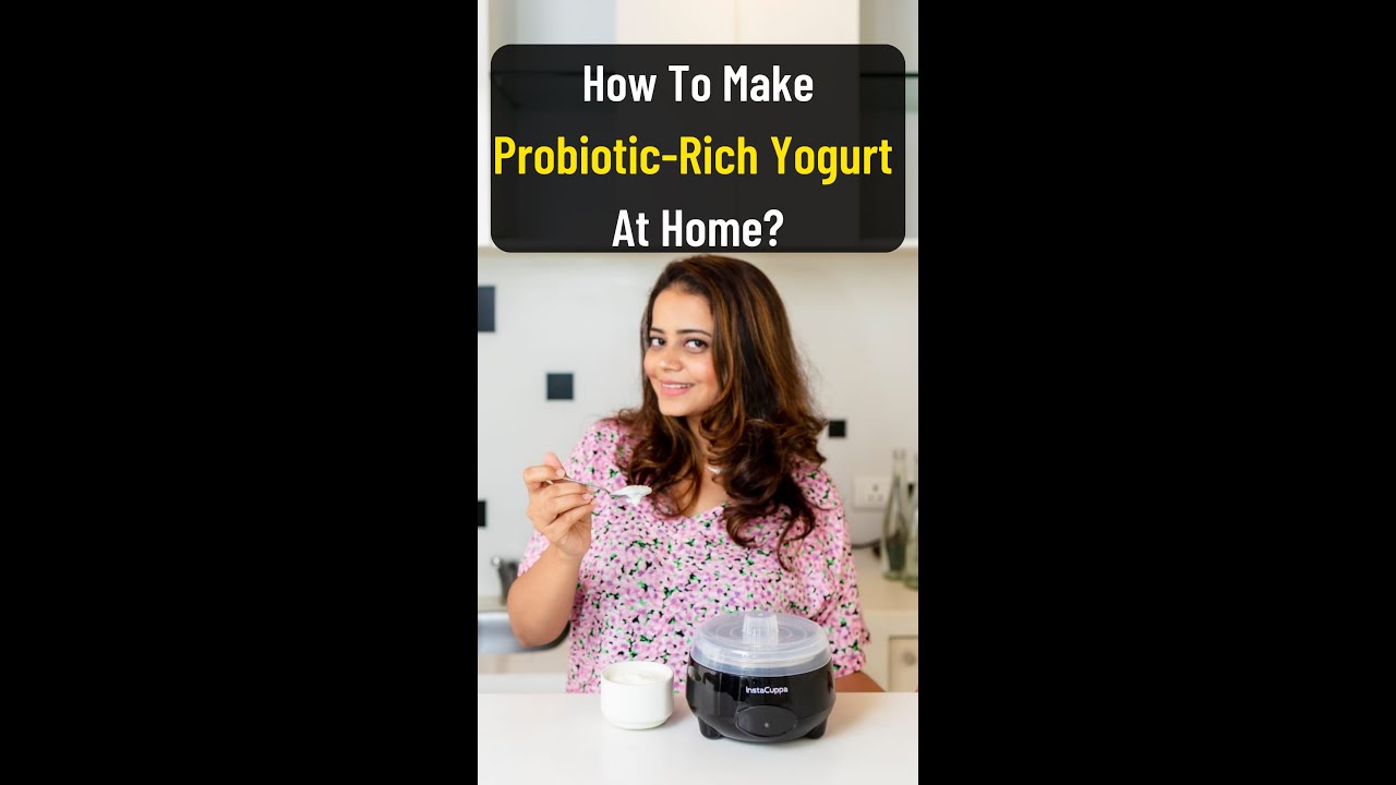 InstaCuppa Automatic Probiotic-Rich Yogurt Maker with Auto