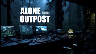 2 HOURS ALONE Outpost Ambience Night 2 | 4K Sleep Focus Ambient