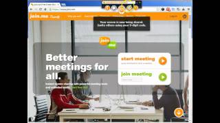 How to start a meeting with Join.me