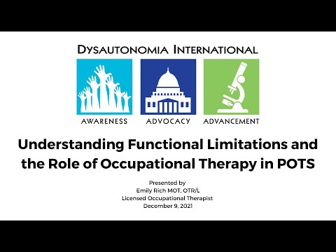 Understanding Functional Limitations and the Role of Occupational Therapy in POTS
