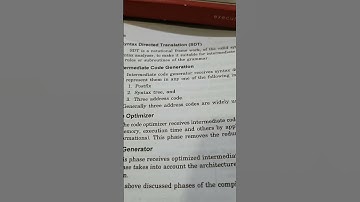 What is Intermediate Code Generator #compiler #twomark #compilerdesign #university #exam