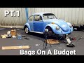 Bagging My VW Beetle | Empi Through Rod Install !!