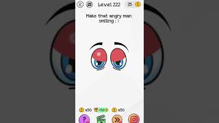 Braindom Level 222 Make that angry man smiling. screenshot 3