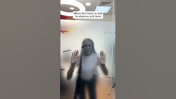 POV : When the intern is told to observe and learn 😂 #fyp  #funnyvideo #humor