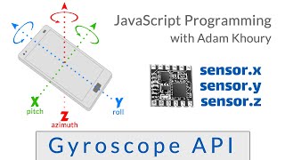 Gyroscope API Device Angle Velocity JavaScript Programming Tutorial screenshot 4